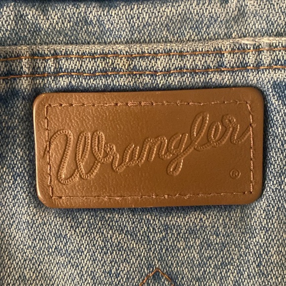Wrangler Super Distressed Vintage Blokecore Denim Jeans 31/32 - Picture 2 of 15
